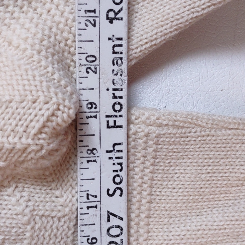 Vintage Alps Rugged Outdoors Ladies Medium Knit Sweater Snowflake Crewneck - Picture 7 of 8